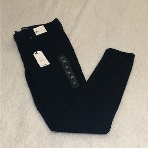 Express black jeans leggings mid rise stretch